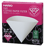 Giấy Lọc Cà Phê Hario V60 Size 02 - 40 tờ - VCF-02- 40W