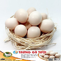 Trứng gà tươi sạch, an toàn, giá rẻ, giao hàng nhanh ( 1 vỉ/10 quả)