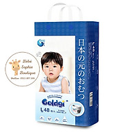 Combo 2 túi Bỉm quần GOLDGI+ Size L 48 miếng (cho trẻ từ 9-14kg)