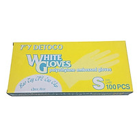 Găng tay Detoco chế biến thực phẩm, dược phẩm, Y tế size S 100 cái/hộp,
