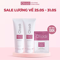 Combo 2 kem body Oliadi dưỡng trắng cấp ẩm chuyên sâu cho làn da 200ml tặng 1 gói bột tắm trắng thảo mộc