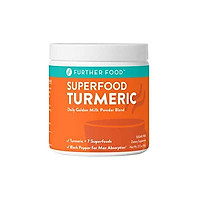 Further Food Superfood Turmeric Golden Milk Boosted with 7 Superfoods & Adaptogens | Plant-Based, Sugar-Free, Non-GMO (30 Servings)
