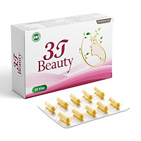 Viên Uống Sáng Da 3T Beauty Tăng Độ Đàn Hồi Trẻ Hóa Da, Chống Lão Hóa, Giảm Thâm Nám, Sạm Da, Tàn Nhang (Hộp 30 Viên)