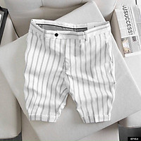 quần short tây nam , quần nam ngắn tây âu kiểu dáng trẻ trung, quần short tây kẻ nam 3 màu