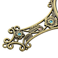 Beauty Vintage Makeup Mirror, Antique Handheld Vanity Table Compact Mirrors - For Salon/Retail/Personal Use ( Ellipse Shaped )