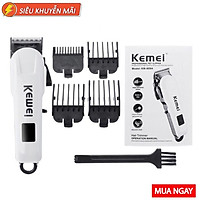 Tông đơ cắt tóc không dây cao cấp Kemei 809A lưỡi titanium