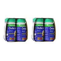 Bộ 2 Lốc Delical vị Vani - sữa dinh dưỡng cao năng lượng (Lốc 4 chai)