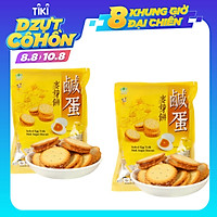 Combo 2 Túi Bánh Quy Trứng Muối Đài Loan 500g