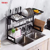 Kệ Đựng Chén Đĩa Đa Năng Bồn Rửa 85cm- Hàng Chính Hãng