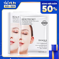 Miếng Mặt nạ thạch collagen cấp nước giúp da căng bóng mịn màng Bioaqua