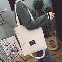 Túi Vải Tote Living Loại 1 Vải Canvas Siêu Đẹp Cặp Đeo Chéo Ulzzang Hàn Quốc BT17
