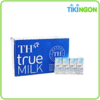 Thùng Sữa tươi tiệt trùng Ít đường TH True Milk (180ml x 48 hộp)