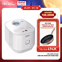 Nồi cơm điện Fuzzy Xpress RK522168 - Công suất 750W - Dễ dàng sử dụng với 1 nút nhấn - 12 chương trình nấu chuyên dụng - Hàng chính hãng