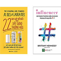 Combo 2 Cuốn Sách:  22 Quy Luật Bất Biến Trong Xây Dựng Thương Hiệu + Xây Dựng Thương Hiệ