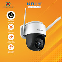 Camera wifi không dây ngoài trời có màu ban đêm, xoay 360 độ KBONE KN-S25F, S45F - Hàng chính hãng