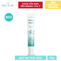 MẶT NẠ THẢI ĐỘC DR.LACIR - TẶNG NGAY 1 GIFT CARD THE DEOSD