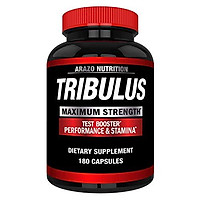 Tribulus Terrestris Extract Powder - Testosterone Booster with Estrogen Blocker - Arazo Nutrition USA - 180 Capsules