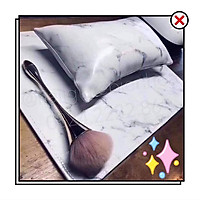 gối kê tay làm nail chất liệu da họa tiết vân đá