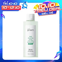 Nước Tẩy Trang Make P:Rem Safe Me. Relief Green Make Prem Cleansing Water Dịu Nhẹ Hàng Chính Hãng 100ml