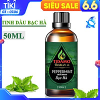 Tinh Dầu Xông Phòng Nguyên Chất TIDAMO 50ML, Tự Chọn Mùi | Có Kiểm Định Chất Lượng | Sử Dụng Với Máy Xông Tinh Dầu Giúp Thơm Phòng, Khử Khuẩn, Tốt Cho Sức Khỏe và Làm Đẹp