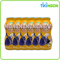 Lốc 6 chai NuVi Thức uống hương Cam Trái Cây Lắc Sữa chai 80ml - Giao ngẫu nhiên