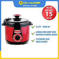 Nồi áp suất điện Sunhouse SHD-1552 5 lít - Hàng chính hãng