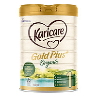 Sữa bột Karicare Organic gold plus ÚC số 1 hộp 900g ( Dành cho trẻ 0 - 6 tháng tuổi)