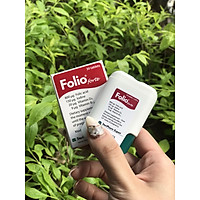 Viên uống bổ sung Acid Folic và những chất dinh dưỡng thiết yếu cho phụ nữ dự định mang thai, phụ nữ đang mang thai Folio forte - Hộp 30 viên - Hộp màu đỏ