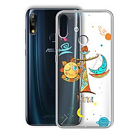 Ốp lưng Dẻo cho điện thoại Zenfone Max Pro M2 - 01219 8049 LIBRA 01 - In Nổi Họa Tiết - Cung Thiên Bình - Hàng Chính Hãng