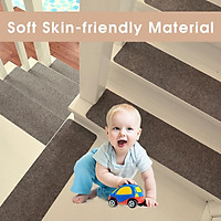 45x20cm Floor Stair Pad Anti-Slip Carpet Kitchen Bathroom Mats Repeatedly-use