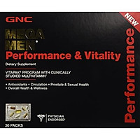 GNC Mega Men Performance & Vitality Vitapak Program 30 Paks - New