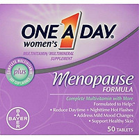One A Day Women's Menopause Multivitamin with Vitamin A, Vitamin C, Vitamin D, Vitamin E and Zinc for Immune Health Support*, Biotin, B6, B12, & Soybean Isoflavones to Reduce Hot Flashes, 50 Count