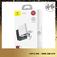 Củ Sạc 2 Cổng Baseus 180 độ Dual-U Charger 2.4A / QC3.0 28W -Hàng Chính Hãng