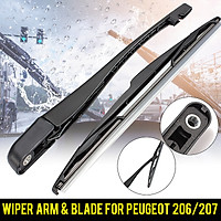 Rear Window Windscreen Windshield Wiper Arm Blade Set For Peugeot 206 207