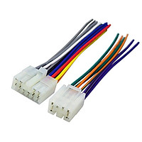 Rắc cắm xe Toyota gồm 2 rắc cắm đực cắm cho đầu CD DVD màn hình chuẩn dòng xe Toyota