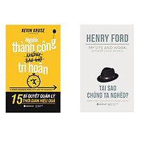 Combo Sách Lỹ Năng Làm Việc: Người Thành Công Không Bao Giờ Trì Hoãn + Tại Sao Chúng Ta N