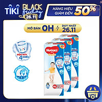 Combo SIÊU TIẾT KIỆM Bộ 3 Tã quần HUGGIES DRY PANTS BIG JUMBO size XL gói 42 miếng