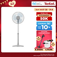 Quạt đứng Tefal ESSENTIAL+ VH441790 - Xám + 3 tốc độ gió - Hàng chính hãng