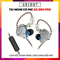 Tai Nghe Nhét Tai Có Mic Knowledge Zenith KZ ZSN Pro ( Phiên bản nâng cấp KZ ZSN) - Hàng Chính Hãng