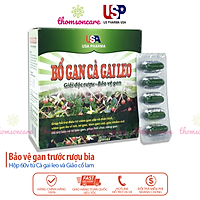 Bổ gan cà gai leo - Hộp 60 viên - Hỗ trợ giải độc, bảo vệ gan, thanh nhiệt từ thảo dược
