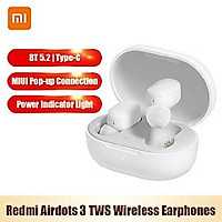 Xiaomi Redmi Airdots 3 TWS BT5.2 Wireless Earphones In-Ear Earbuds MIUI Pop-up Connection/Touch Control/Noise Reduction/IPX4