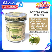 Bột Trà Xanh Nguyên Chất Umi Home (125g) Dùng cho đắp mặt, tắm trắng, dưỡng trắng da loại bỏ mụn hiệu quả
