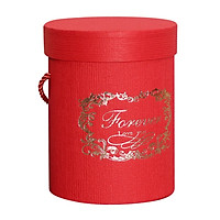Romantic Round Flower Box Snacks candy Packaging Gift Wrap Storage bag Portable Small Gift Box Festive Party Supplies