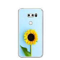 Ốp lưng dẻo cho điện thoại LG V30 - 0325 SUNFLOWER05 - Hàng Chính Hãng
