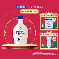 Sữa tắm dưỡng ẩm hương hoa dịu ngọt Senka Perfect Bubble for Body Sweet Floral 500ml