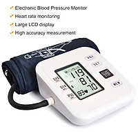 Upper Arm Style Automatic Electronic Blood Pressure Monitor with Large LCD Display Digital Intelligent Blood Pressure