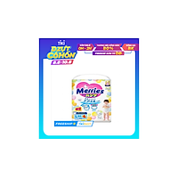 Bỉm - Tã quần Merries cộng miếng size L 44+6 miếng (Cho bé 9~14kg)