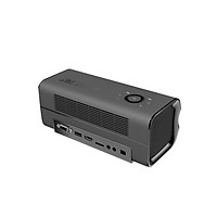 Projector Full HD DLP Portable Mini Projector with 30000 Lamp Life Side Projector for Home Theater and Entertainment