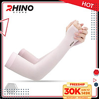 Găng tay xỏ ngón chống nắng Rhino S101, tất tay nam nữ, chống tia UV, chống bụi, Hàng chính hãng