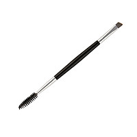 Gobestart Duo Brow Makeup Brush Wood Handle Double Sided Eyebrow Flat Angled Brushes
